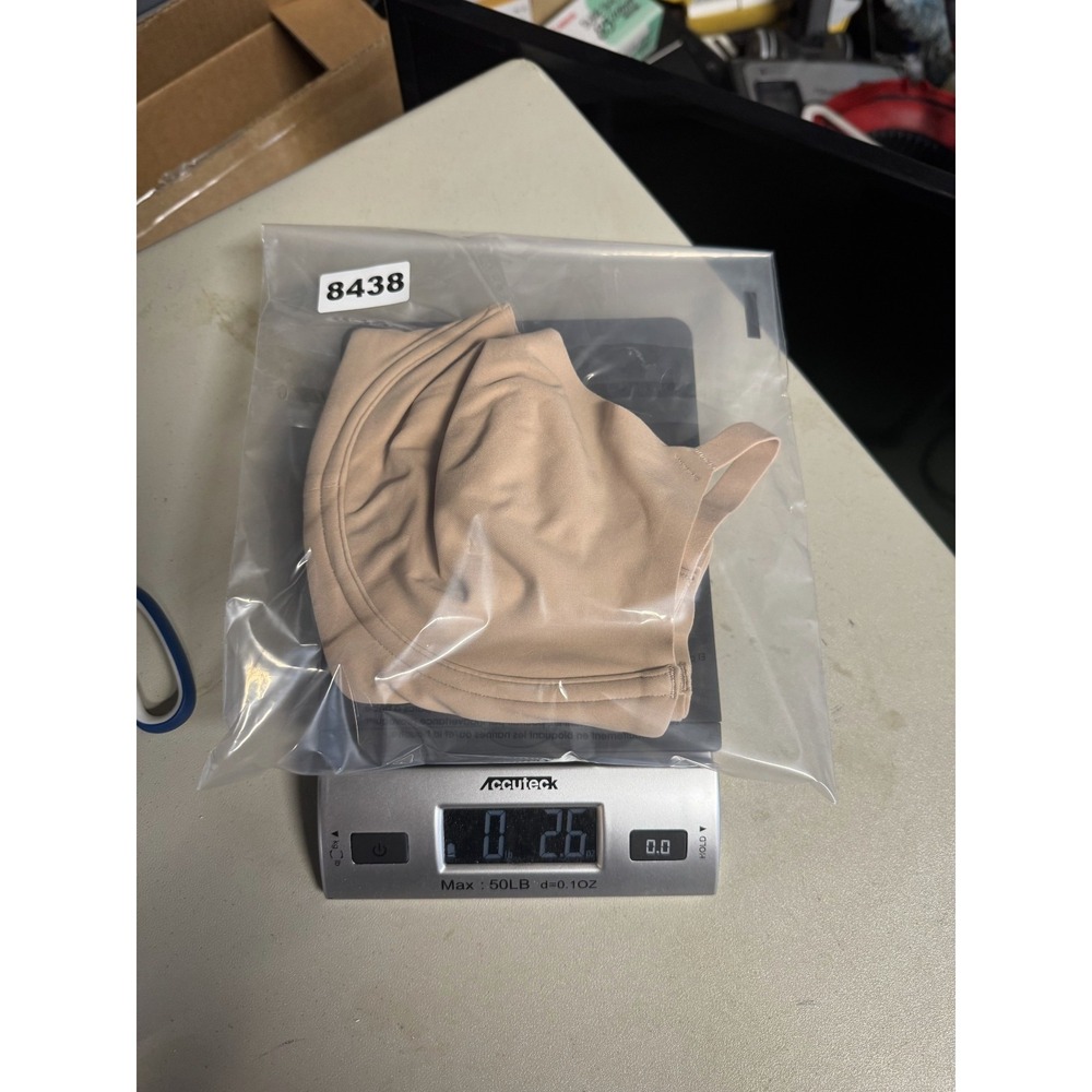 SKIMS Fits Everybody Unlined Demi Bra Womens Size 36DD Mica Tan Beige Underwired - Picture 6 of 6